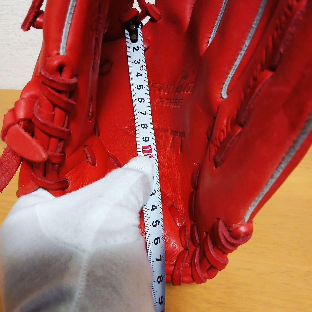 ZETT 　ゼット 　少年軟式グローブ 　レッド　右投げ