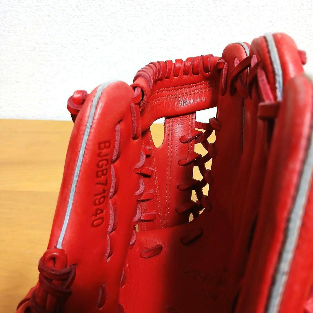 ZETT 　ゼット 　少年軟式グローブ 　レッド　右投げ