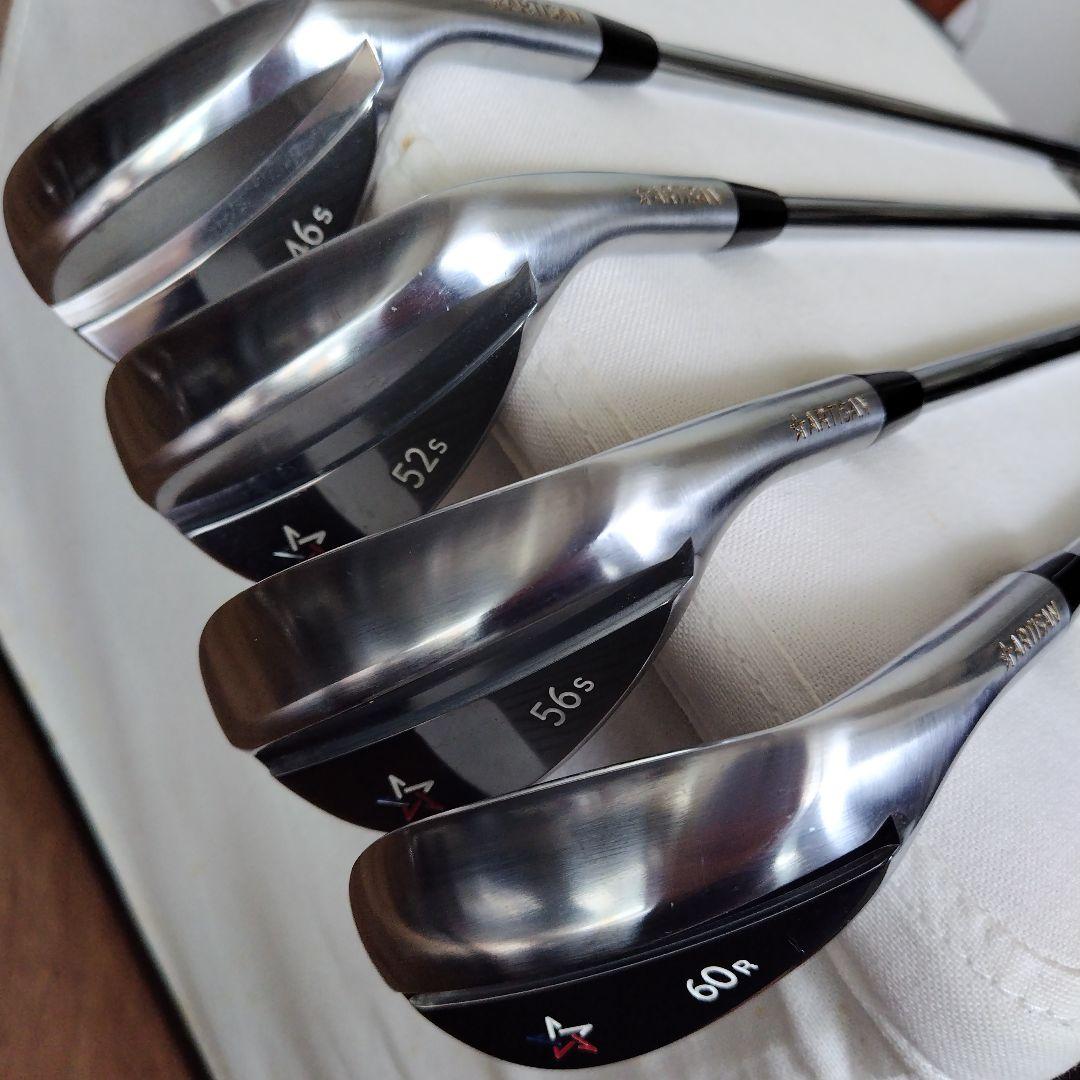 アーティザン ウェッジ四本セット 46s、52s、 56s、 60r