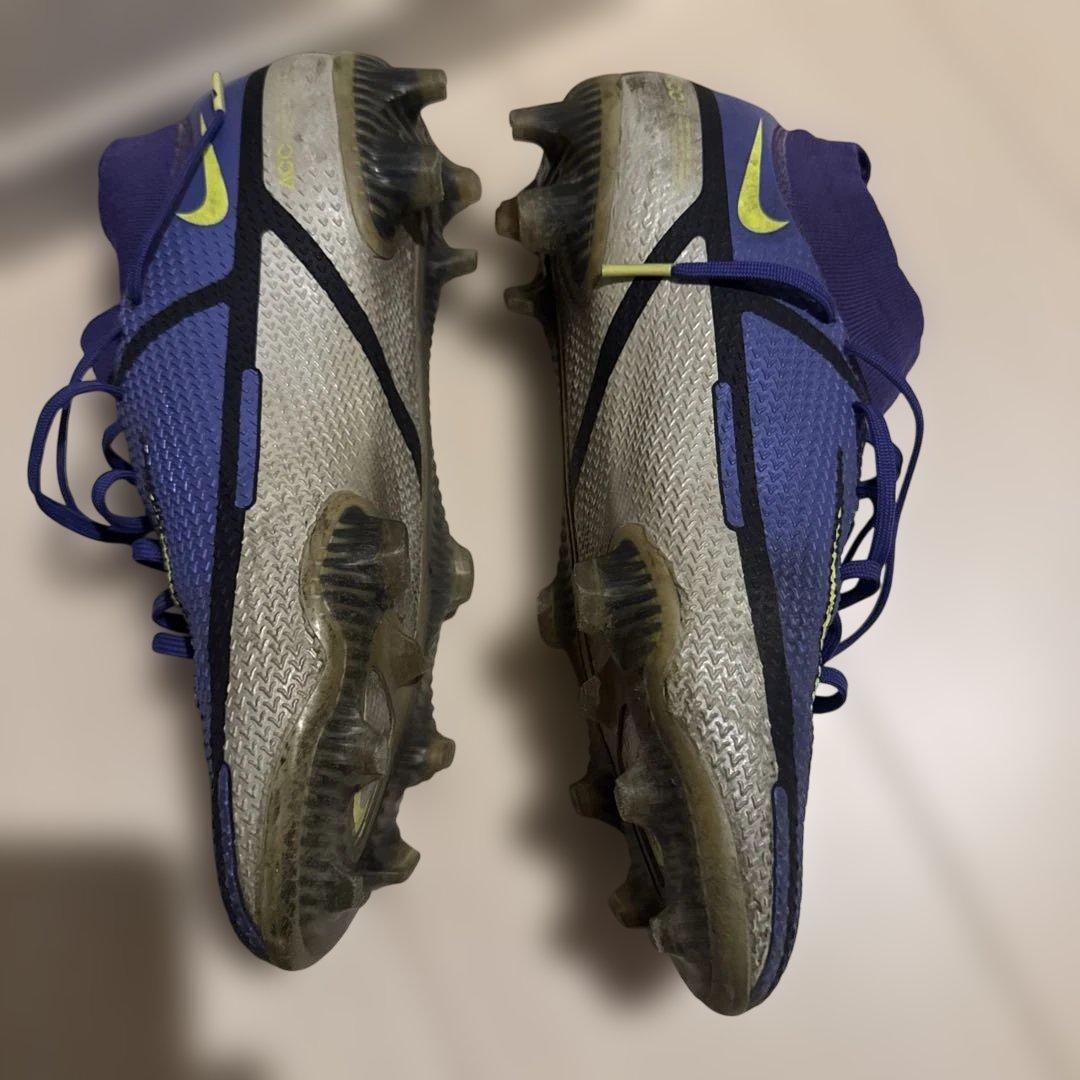 Nike サッカーシューズ 紫/ライム FG ファントム　26センチ
