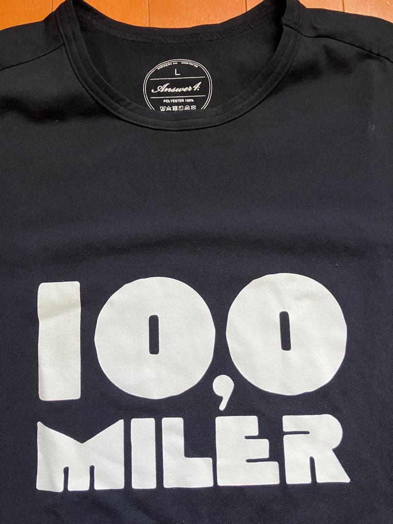 answer4 アンサー4 10,0 MILER Tシャツ Lサイズ