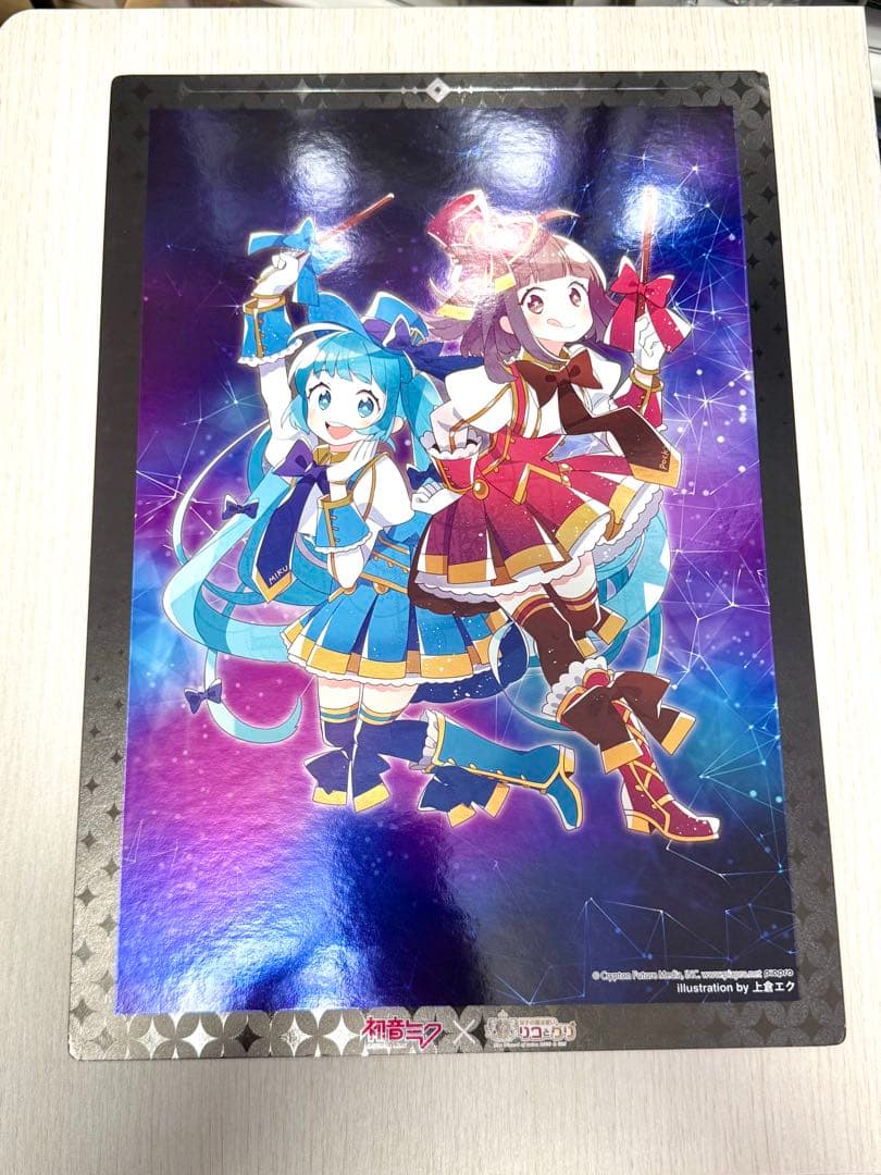 初音ミク 双子の魔法使いリコとグリ ビジュアライズボード（A3) 先着1000名
