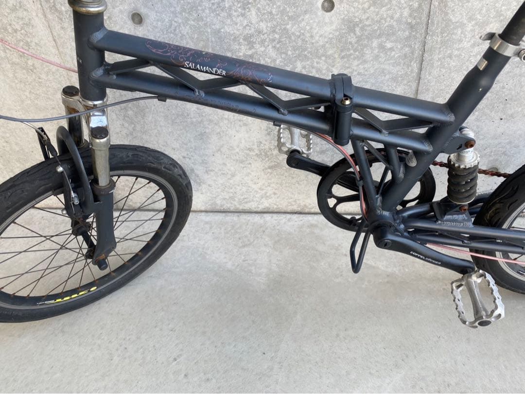サカモトテクノ　サラマンダーBMX アルミフレーム　サス付き