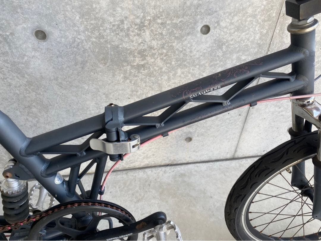 サカモトテクノ　サラマンダーBMX アルミフレーム　サス付き
