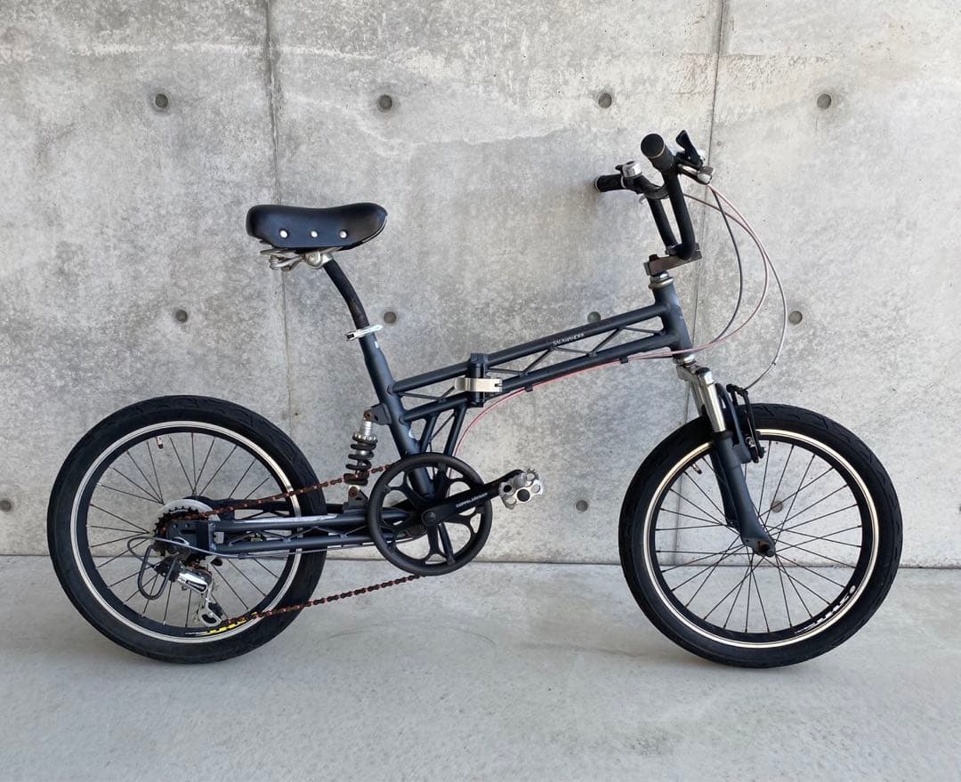 サカモトテクノ　サラマンダーBMX アルミフレーム　サス付き