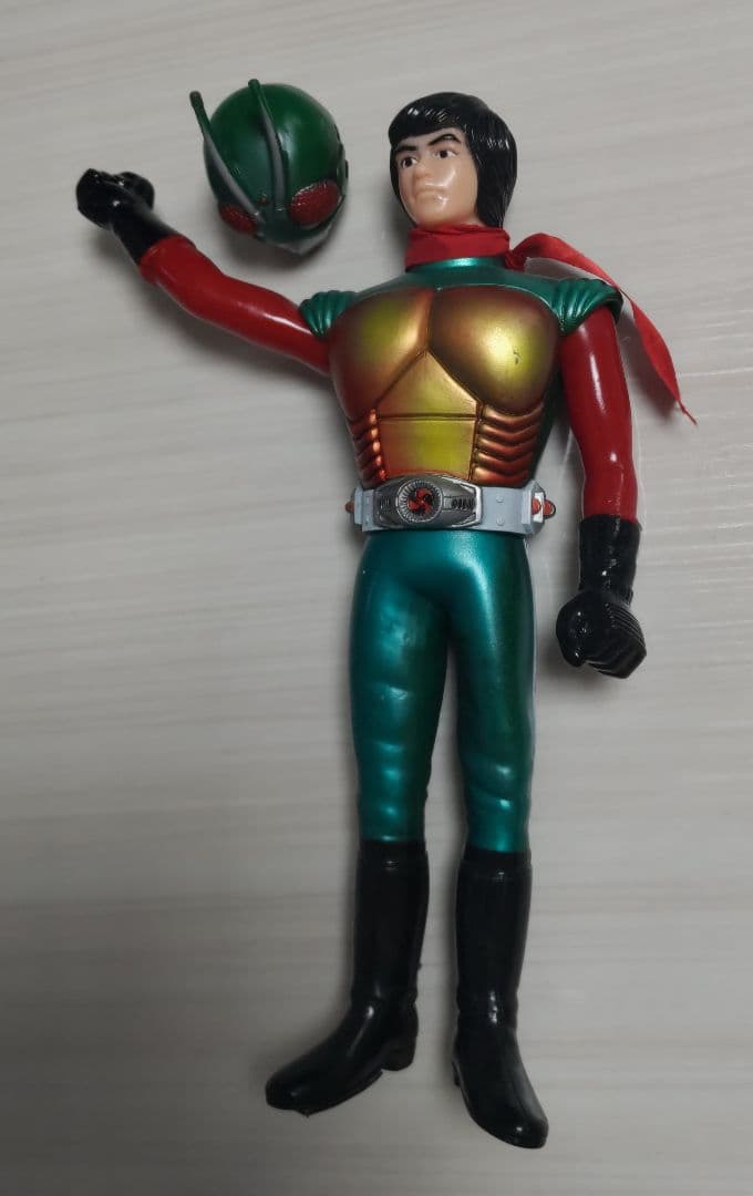 仮面ライダー　スカイライダー　面取れソフビ　ポピー　石森プロ　毎日放送　東映