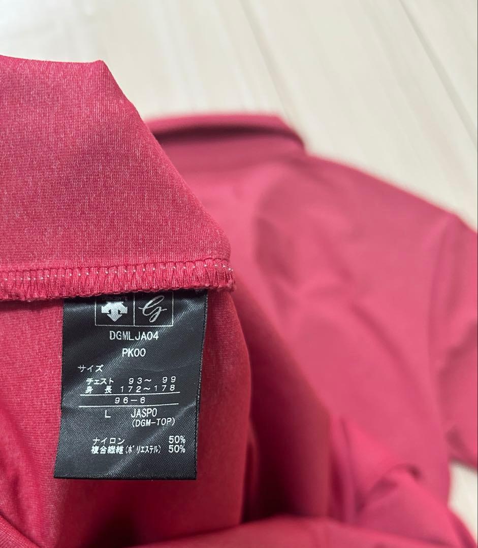 【美品】adabat アダバット ゴルフウェア ハーフジップ 長袖 シャツ 46