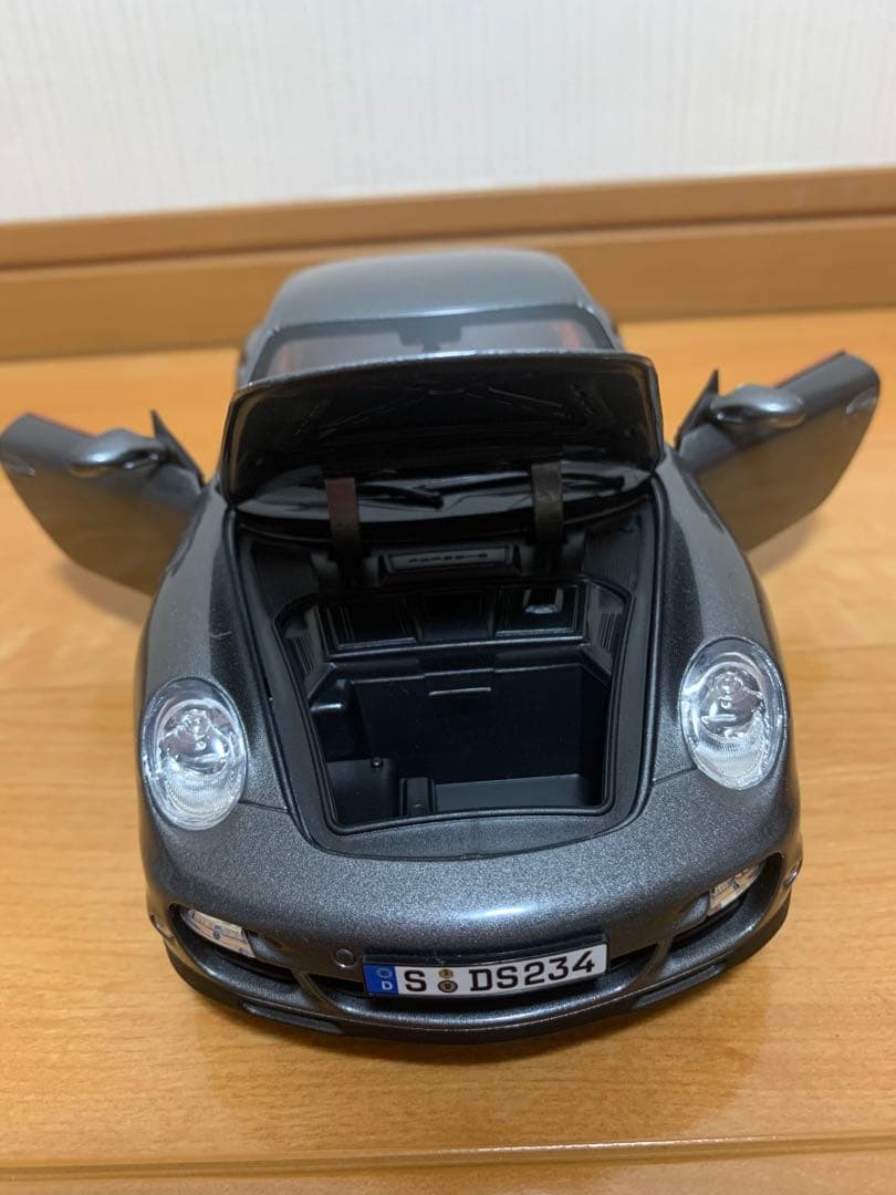 ポルシェ911ターボ ミニカー グレー