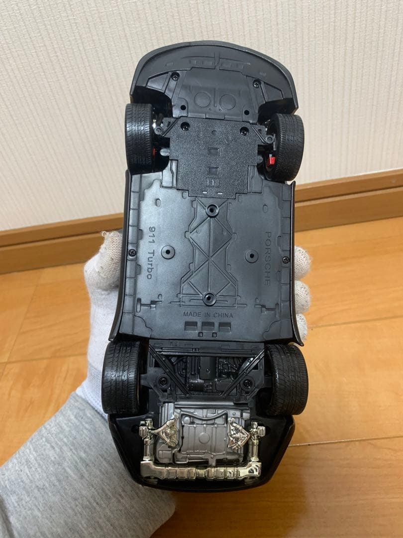 ポルシェ911ターボ ミニカー グレー