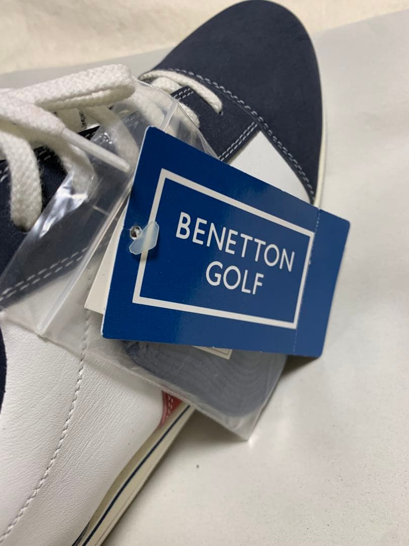 希少❤︎【BENETTON GOLF 】カジュアルゴルフシューズ　24.5cm