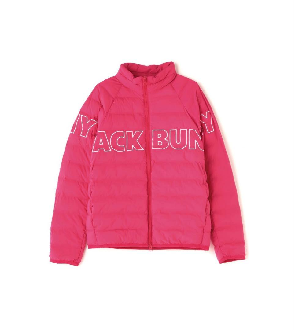 新品タグ付Jack Bunny!! ピンク ダウンジャケット 2 ジャックバニー