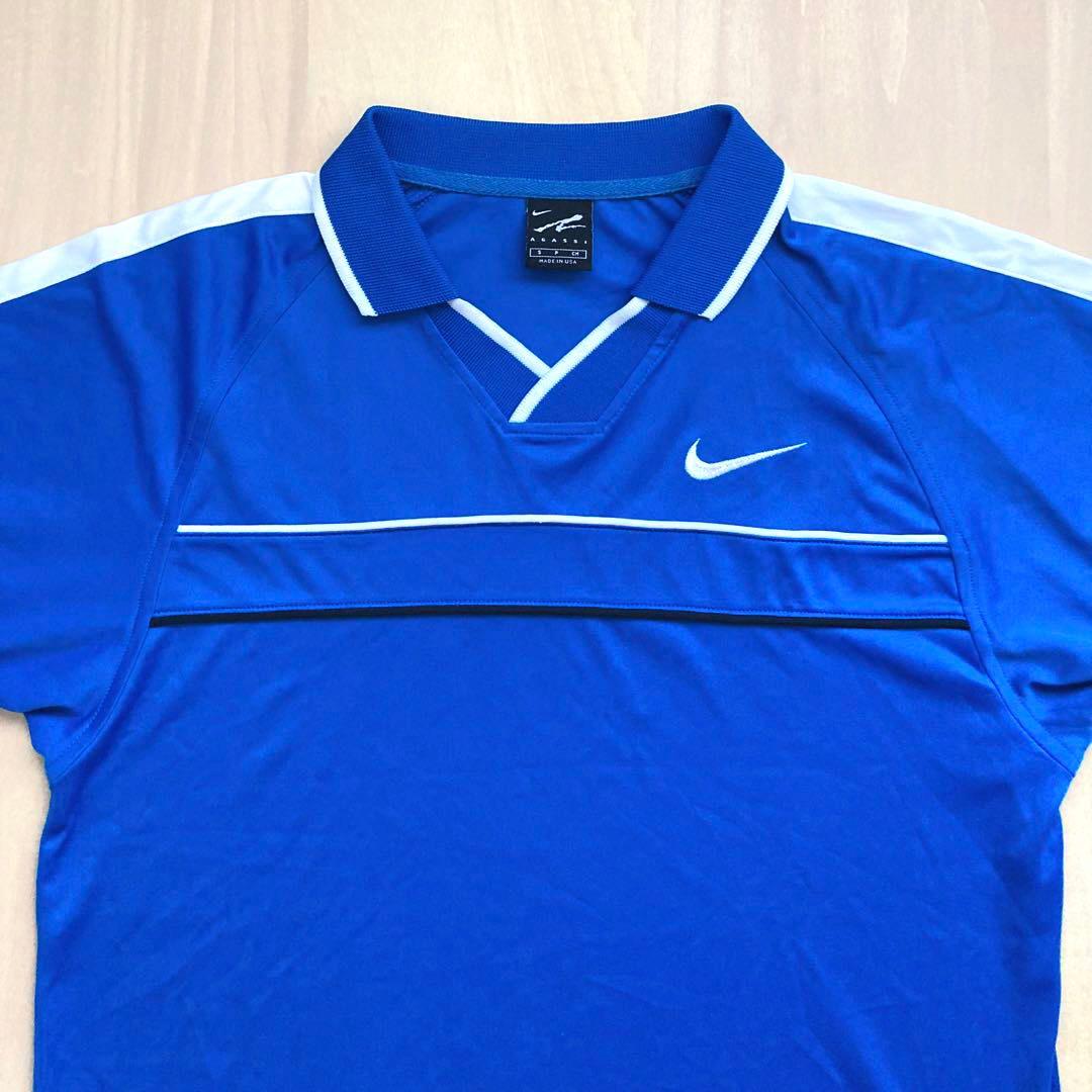 NIKE TENNIS AGASSI ナイキ テニス アガシ ゲーム シャツ S