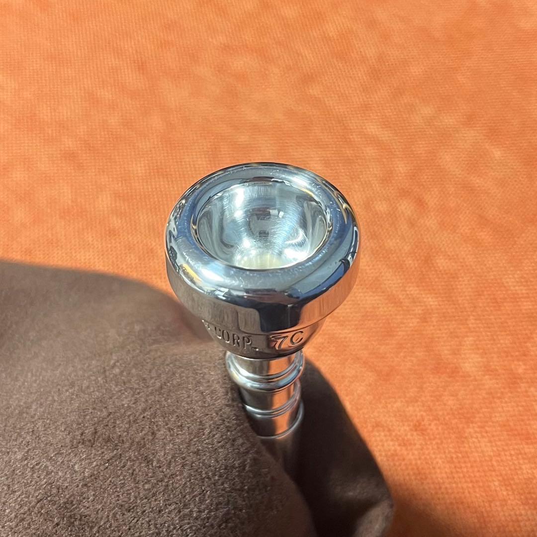 旧刻印バックCORP. 7Cトランペットマウスピース