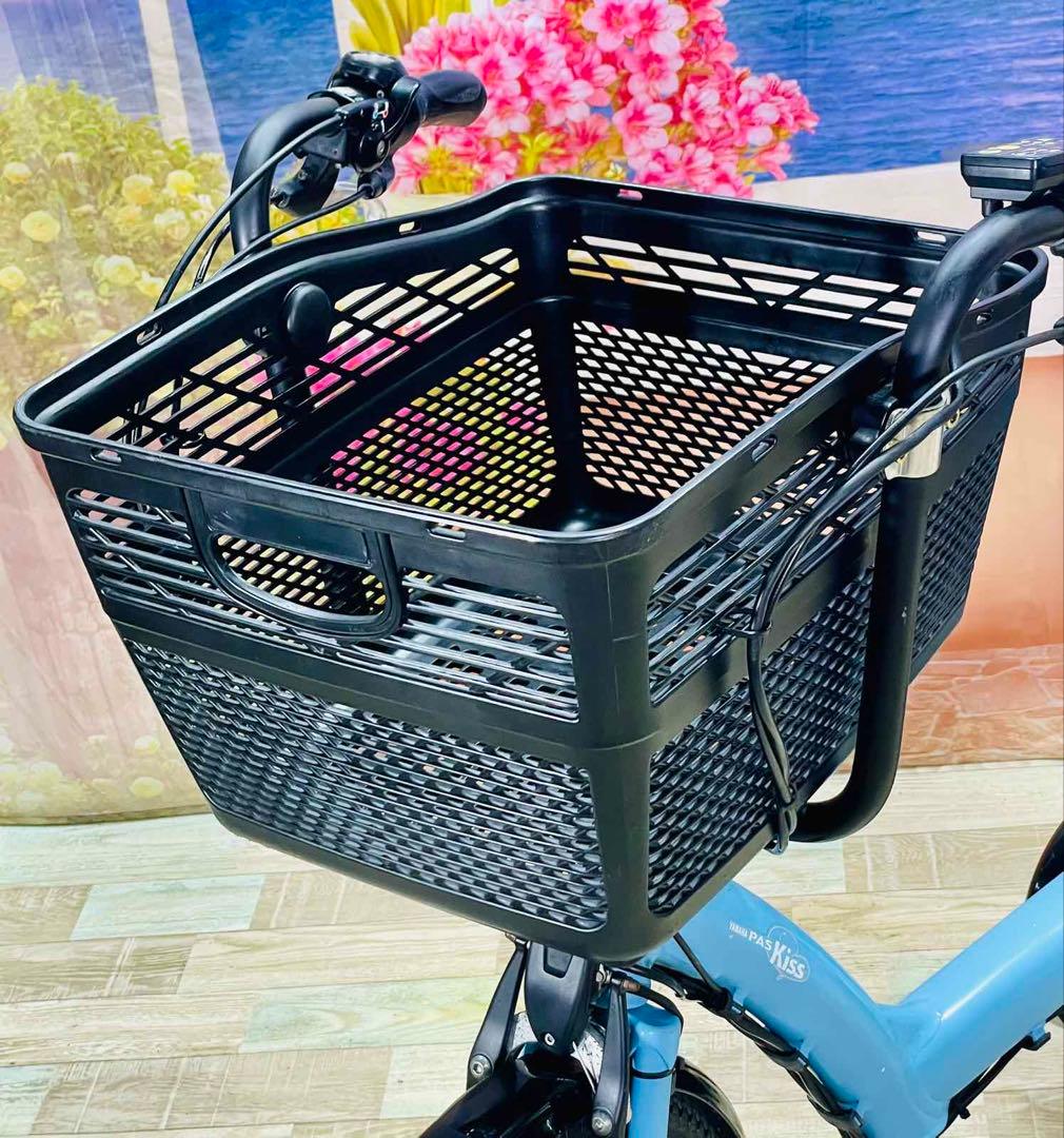 Y2496ヤマハパスキス⭐️人気モデル！子供乗せ電動アシスト自転車