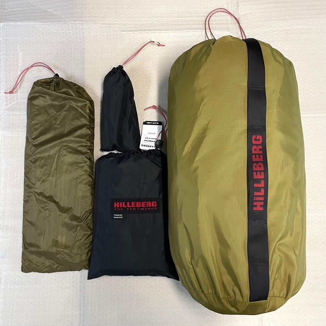 HILLEBERG ヒルバーグケロン 4GT サンド テント 純正フットプリント