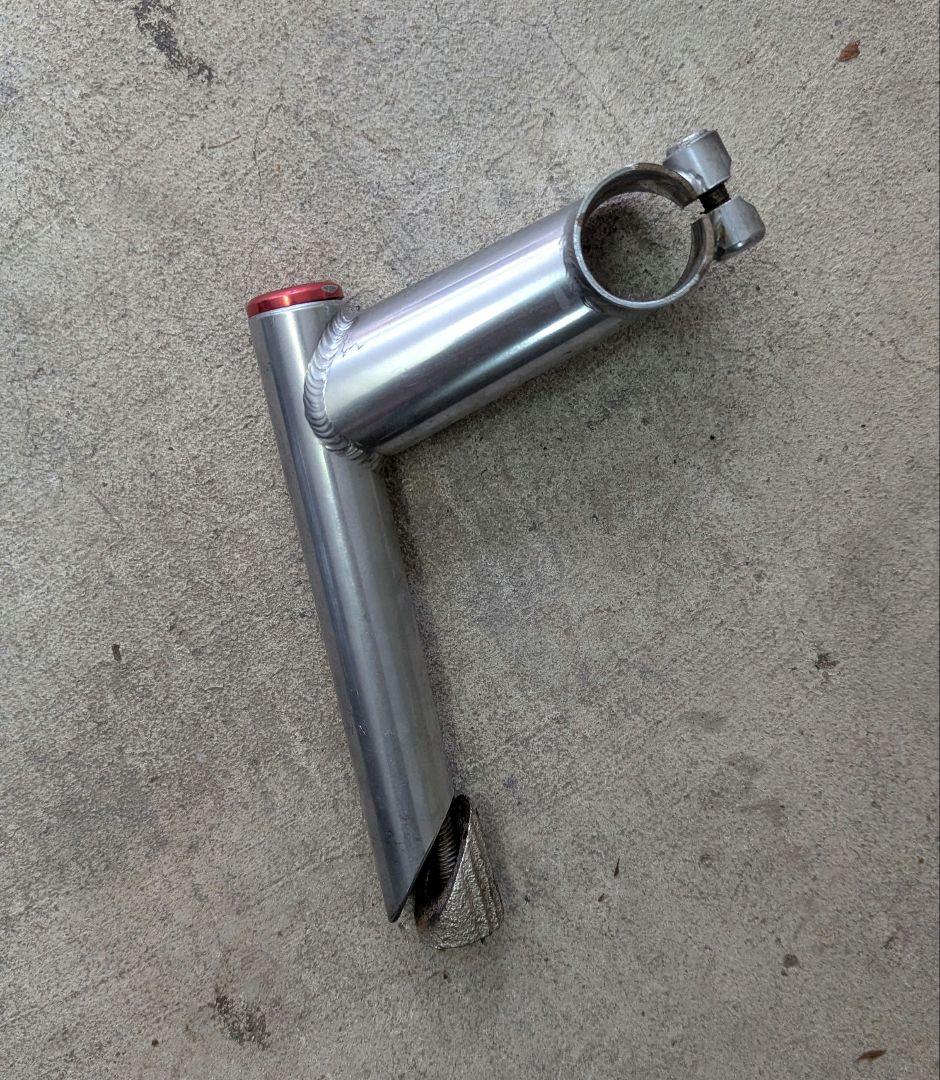 日東 nitto 1インチ スレッドステム 25.4 80mm クロモリ