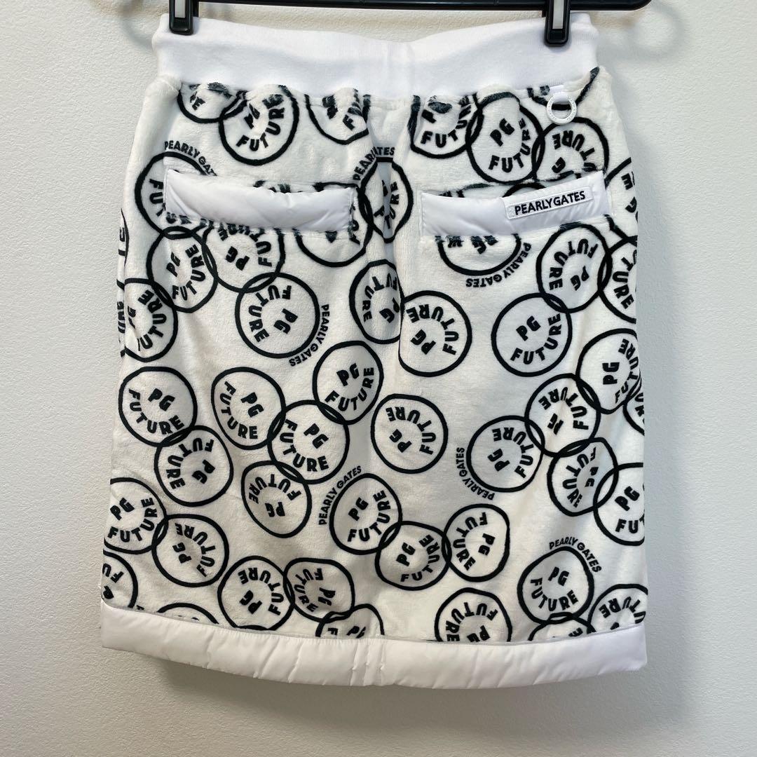 新品・未使用‼️【PEARLY GATES】 ロゴプリントスカート サイズ0