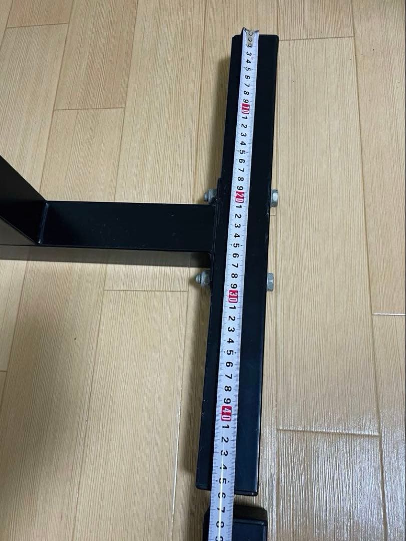 バーベル用　セーフティラック 左右セット 高さ調節可 筋トレ ホームジム