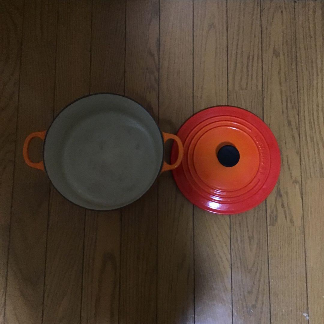 LE CREUSET ココットロンド ホーロー両手鍋