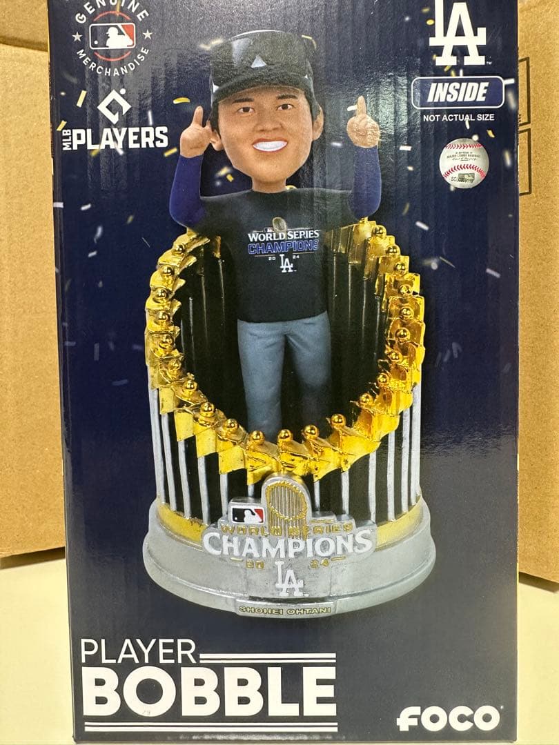 大谷翔平　ドジャース　2024ワールドシリーズ　ボブルヘッド　優勝