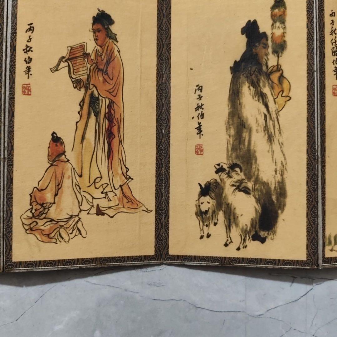 任伯年 人物画 冊頁 中国画 画冊 宣紙 絵画