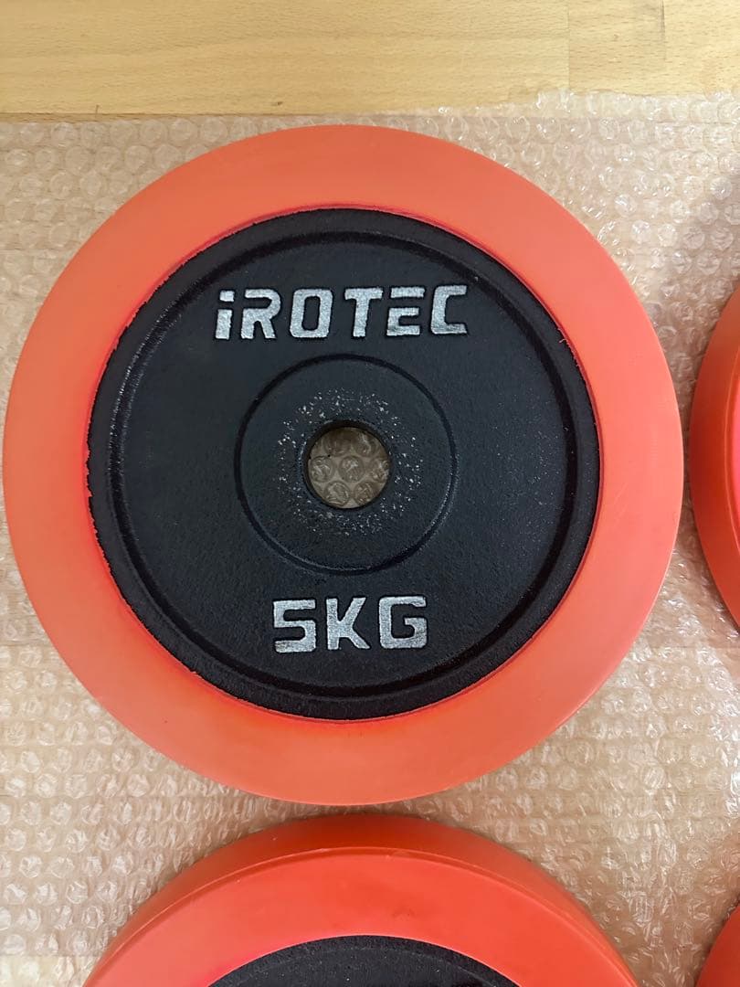 早い者勝ち. アイロテック　IROTEC 5kg ダンベルプレート　4枚バーベル