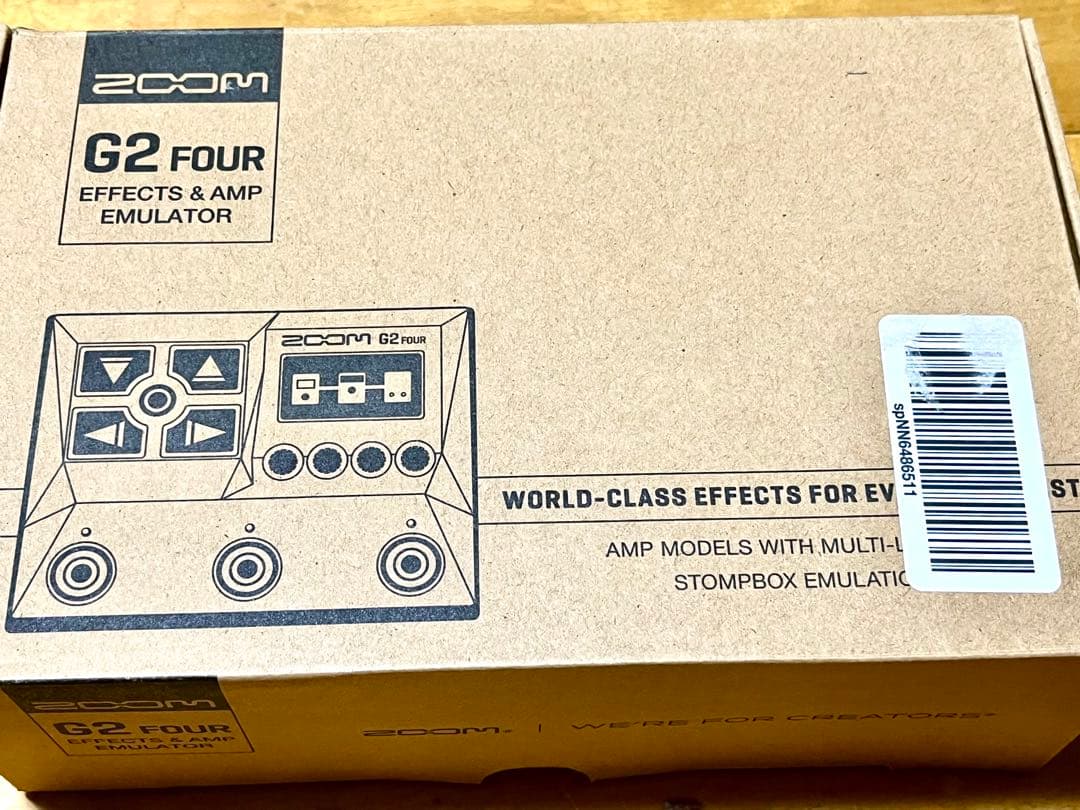 zoom G2 FOUR 開箱のみ未使用品