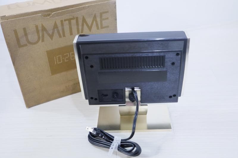 ★田村電機　光デジタル時計　ルミタイム Lumitime KT-207