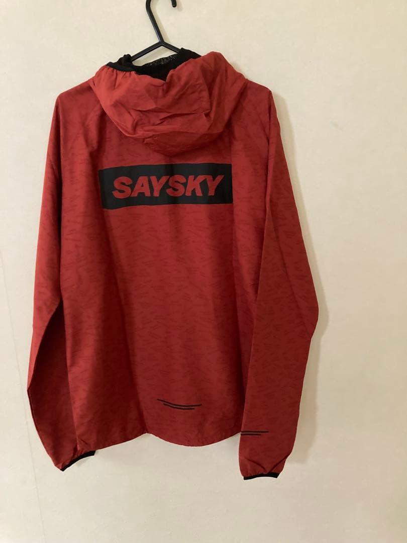 未使用　Saysky ランニングジャケット　XS 赤　パーカー　セイスカイ