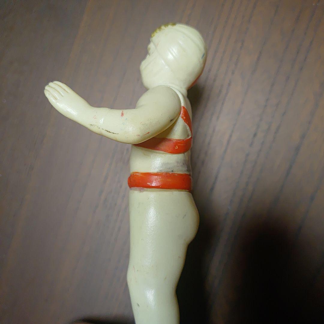 愛の戦士レインボーマン☆1970年代の希少ソフビフィギュア☆高さ約15cm