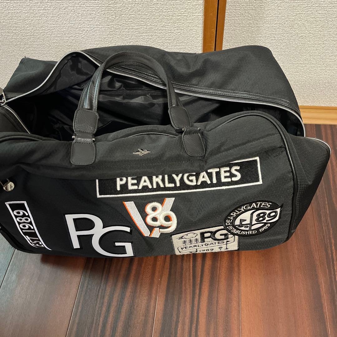 PEARLY GATES ブラックダッフルバッグ