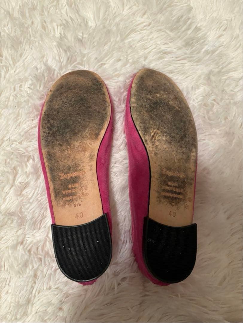 Repetto ピンク バレエシューズ 40サイズ 25.0〜25.5