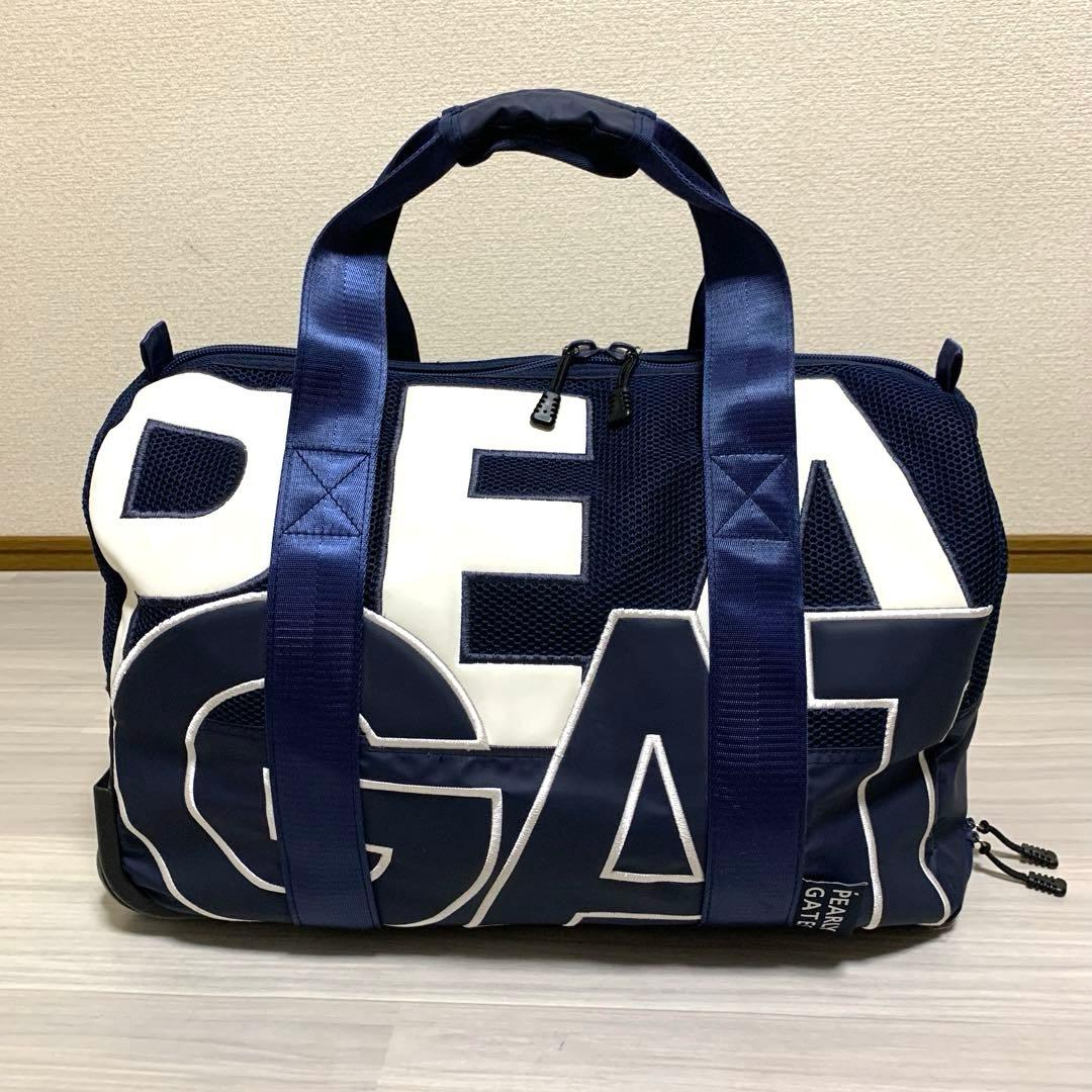 【美品】パーリーゲイツ アウトロゴ キャリー型 ロッカーバッグ ボストンバッグ