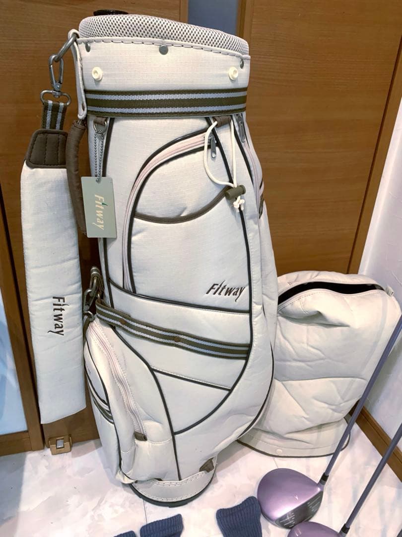 豪華　美品　レディースゴルフクラブ 本格フルセット　fit way 可愛く優しい
