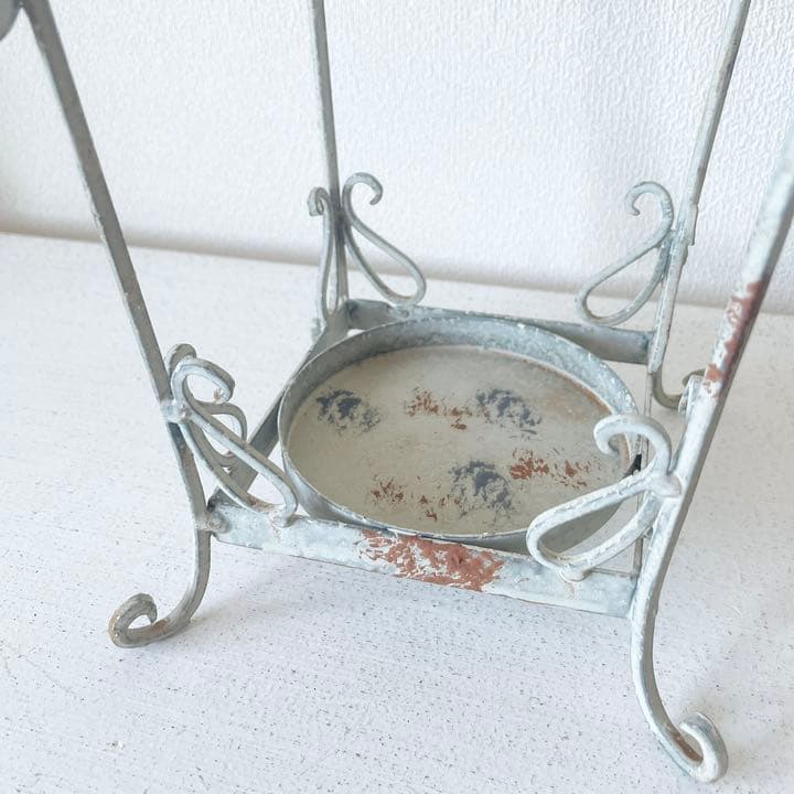 廃盤品✨フレンチシャビーシック✨ランタン キャンドルホルダー アイアン