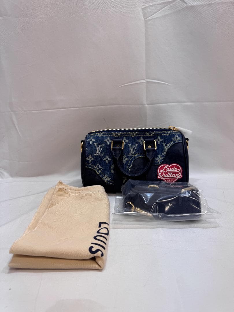 极美品！！Louis Vuitton デニムボウリングバッグ