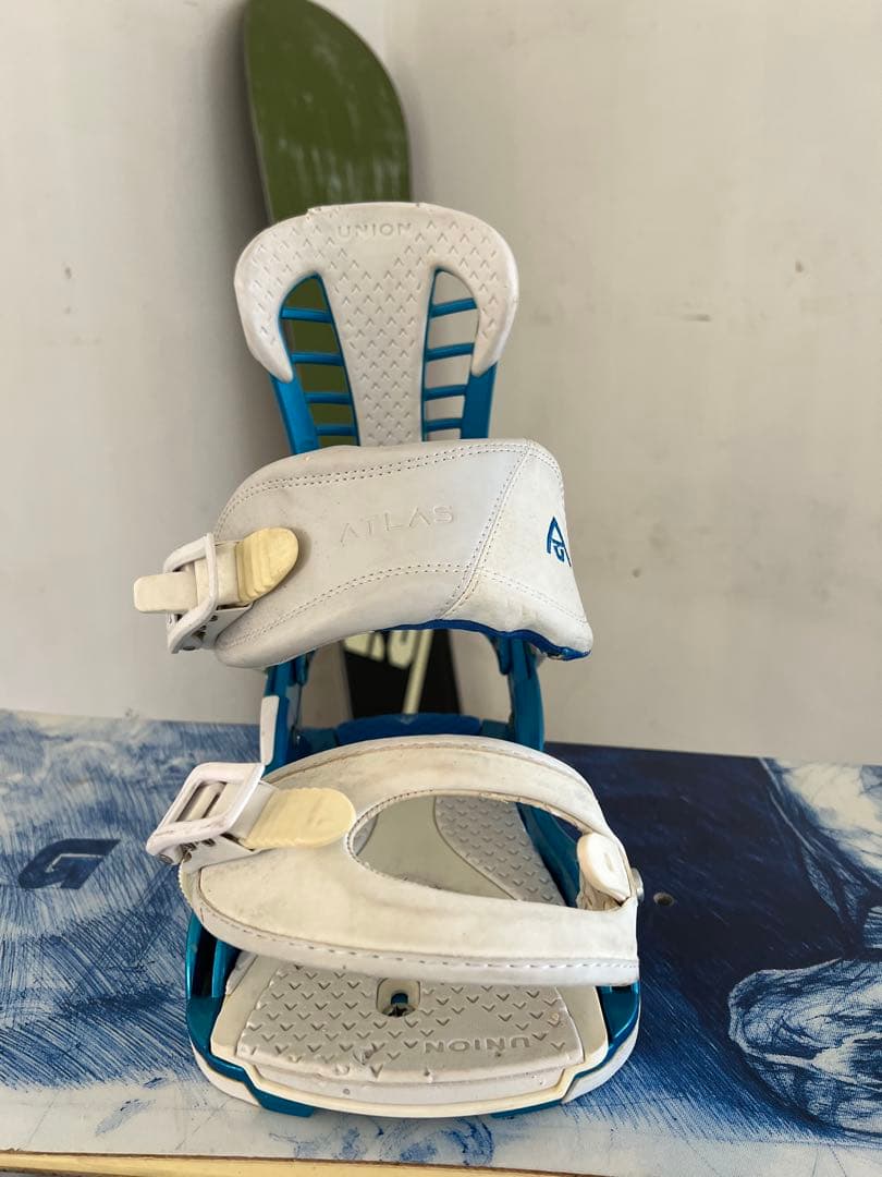 ROSSIGNOL 布施忠モデル　BURTON UNIONバインディング　板2枚