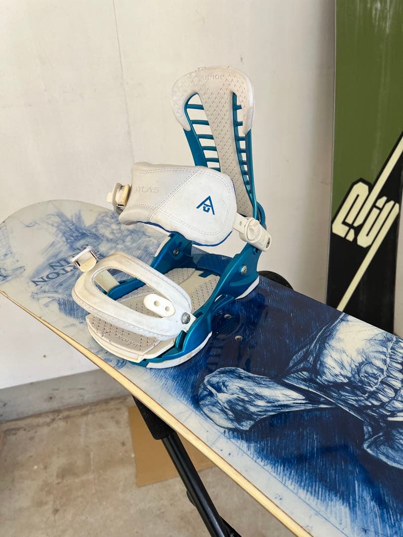 ROSSIGNOL 布施忠モデル　BURTON UNIONバインディング　板2枚