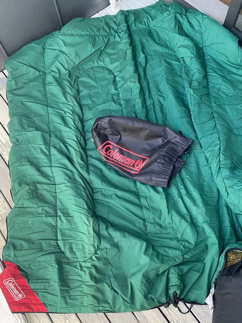 3個セット Coleman スリーピングバッグ 寝袋 未使用 超美品 布団にも