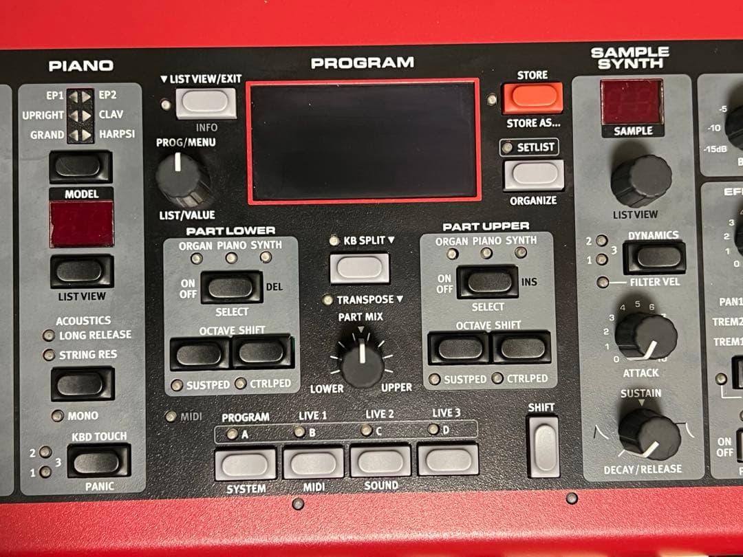 ニック　nord electro 5HP フットペダルセット