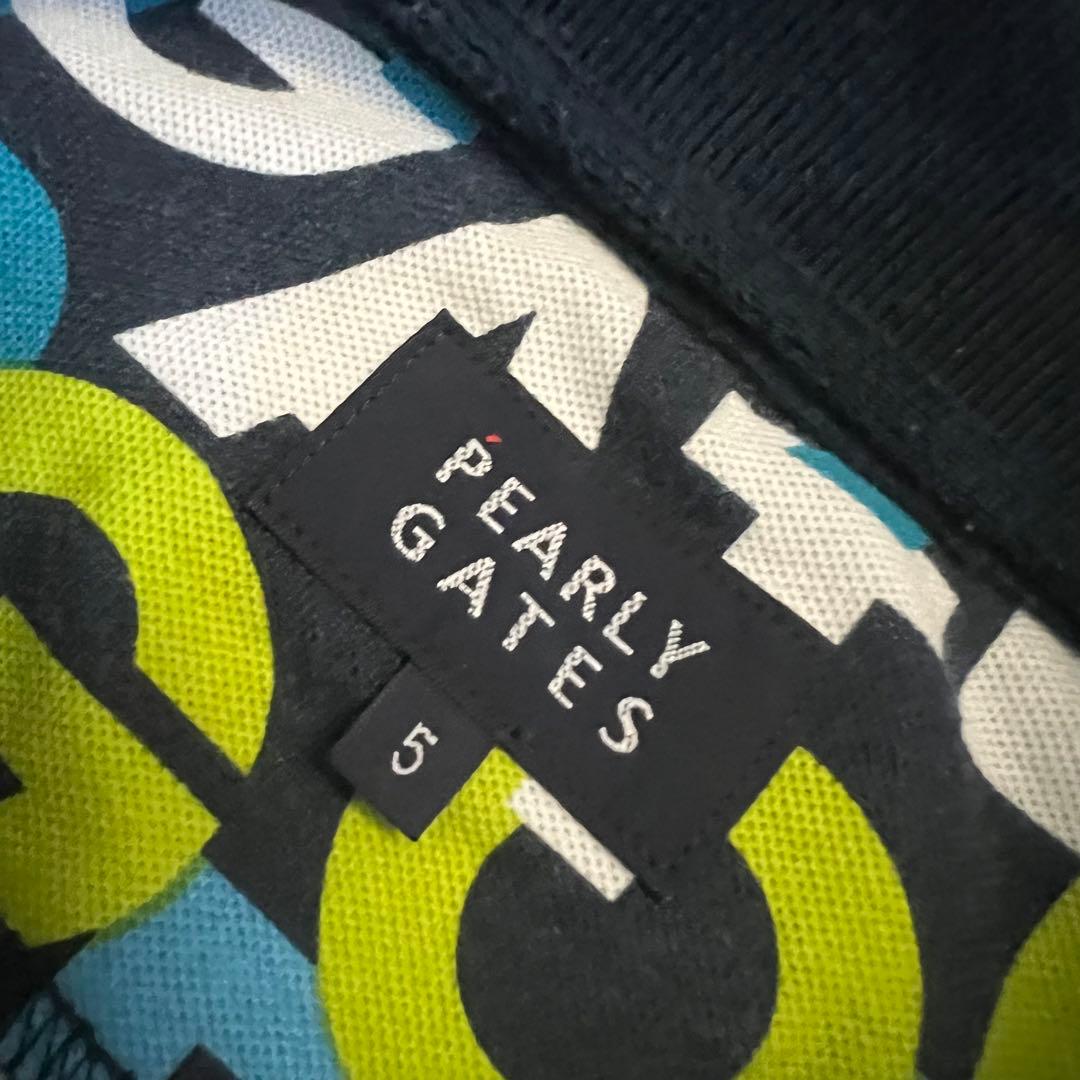 Pearlygates パーリーゲイツ　セットアップ　総柄　シャツ　ハーフパンツ