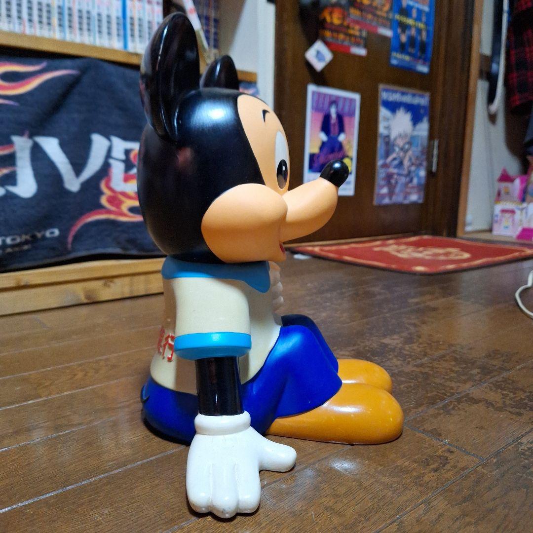 ★激レア 店頭用 三菱銀行 ミッキーマウス ソフビ 貯金箱 レトロ