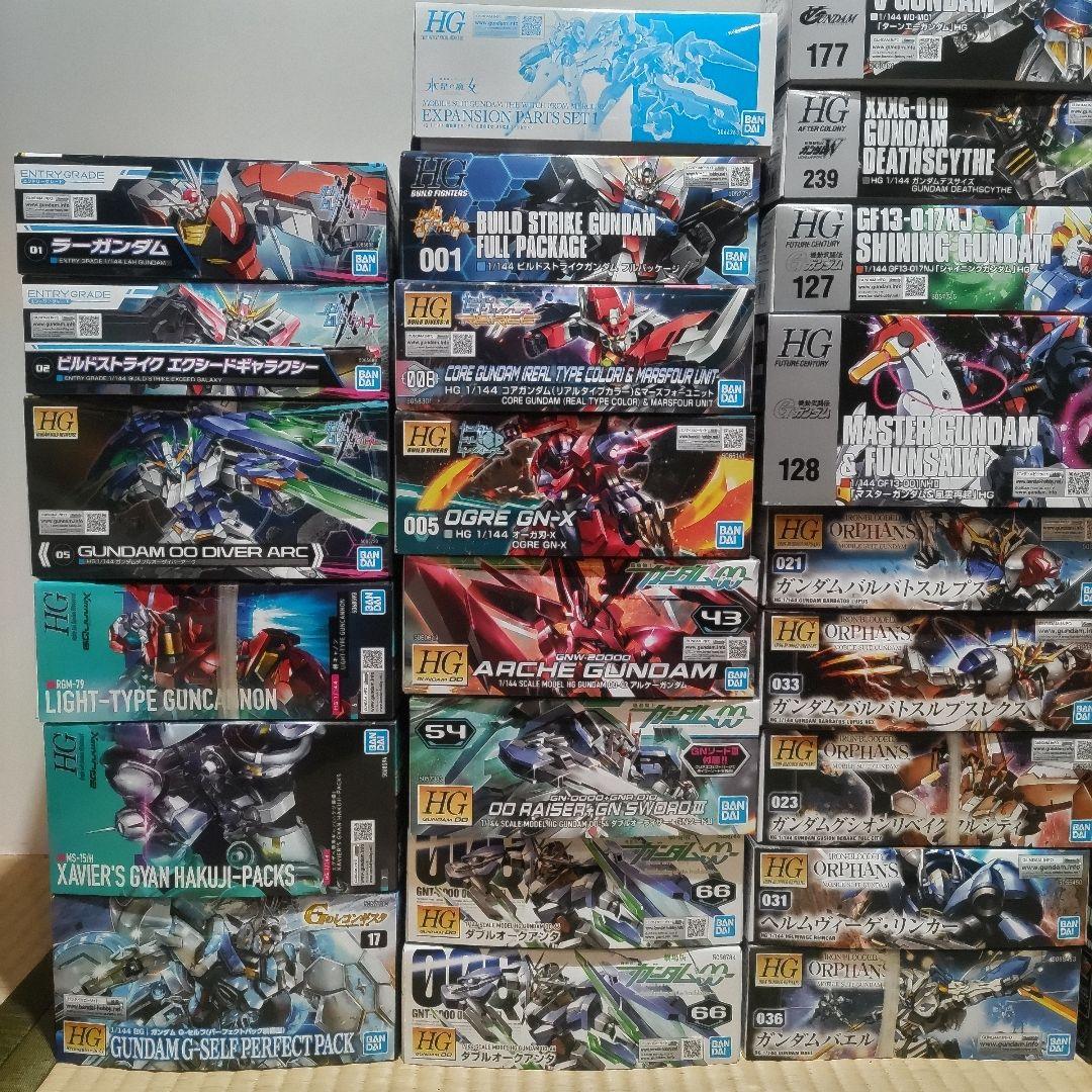 ガンプラ26点まとめ売り HG EG 宇宙世紀 オルタナティブ ビルド系