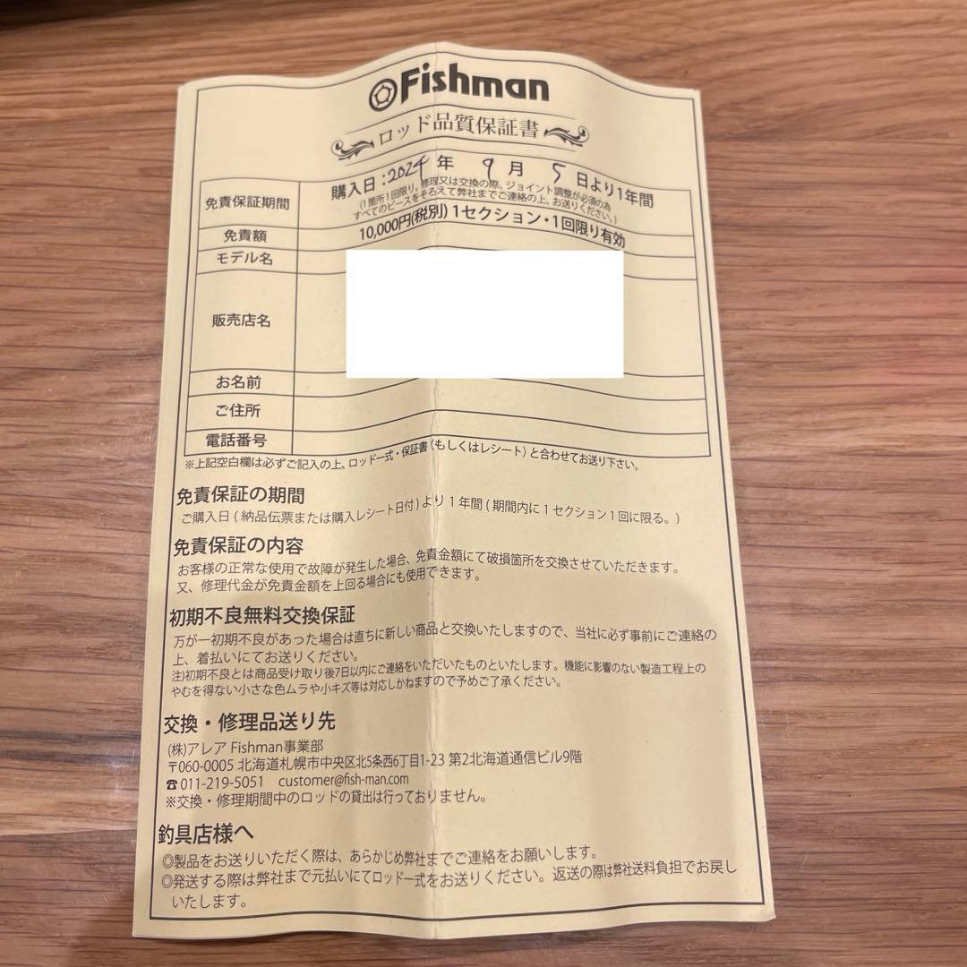 フィッシュマン Beams inte 6.4UL