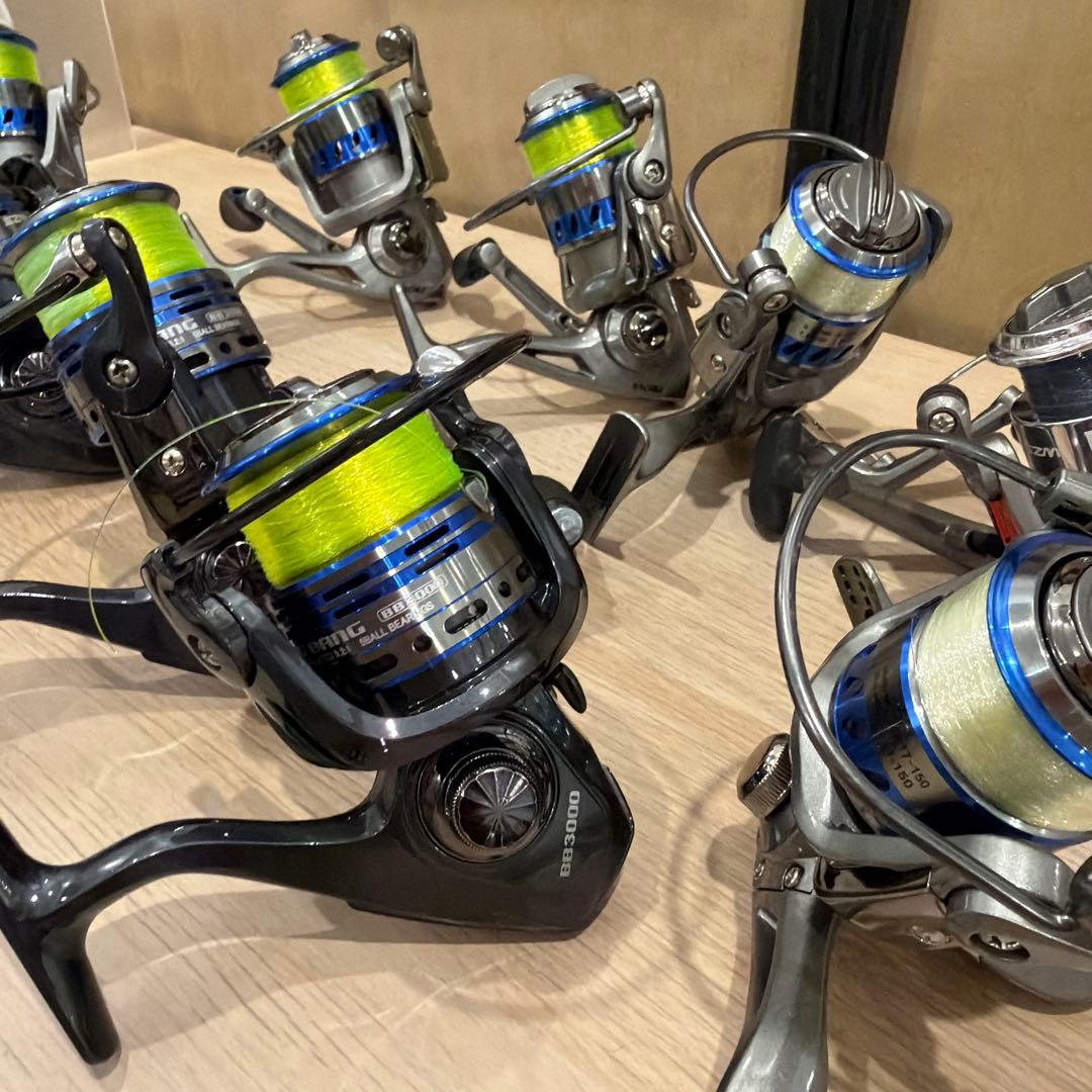スピニングリール 11個セット 上州屋