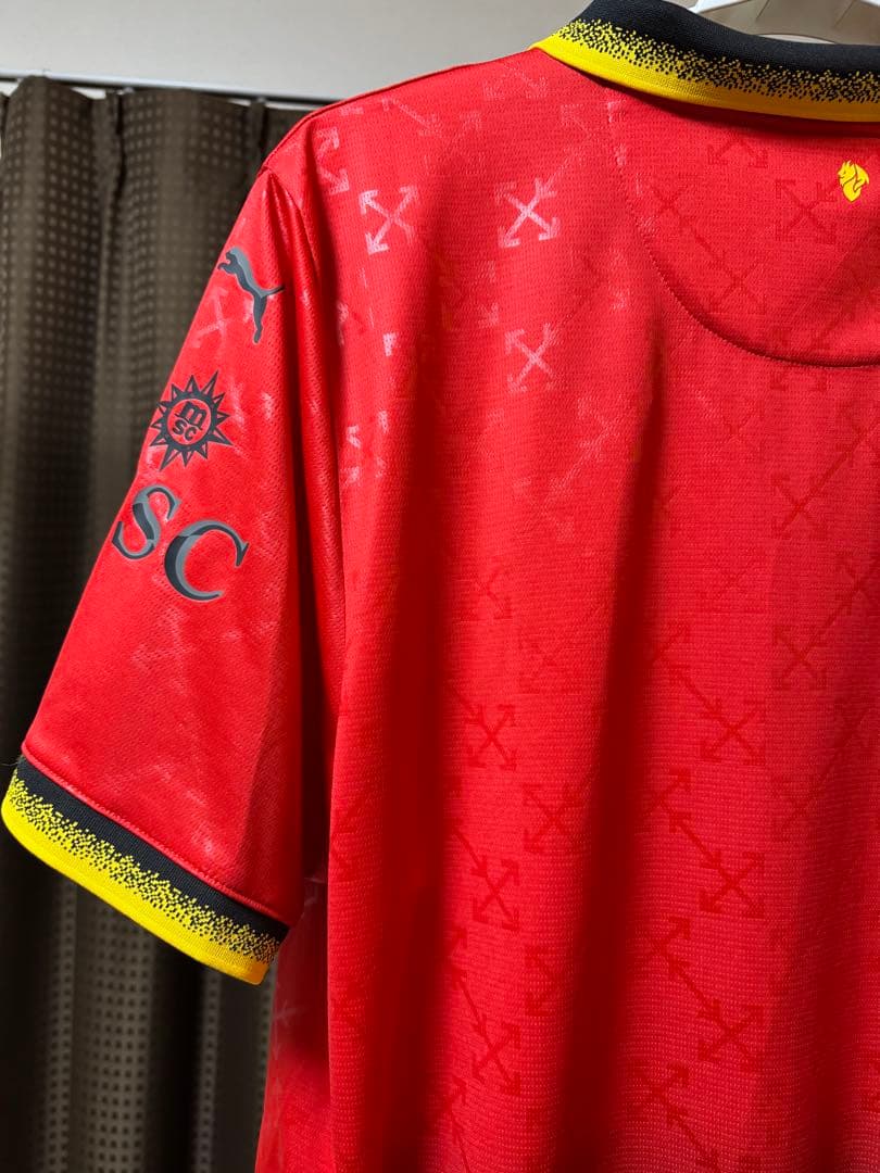 PUMA x AC Milan x Off-White サッカーシャツ