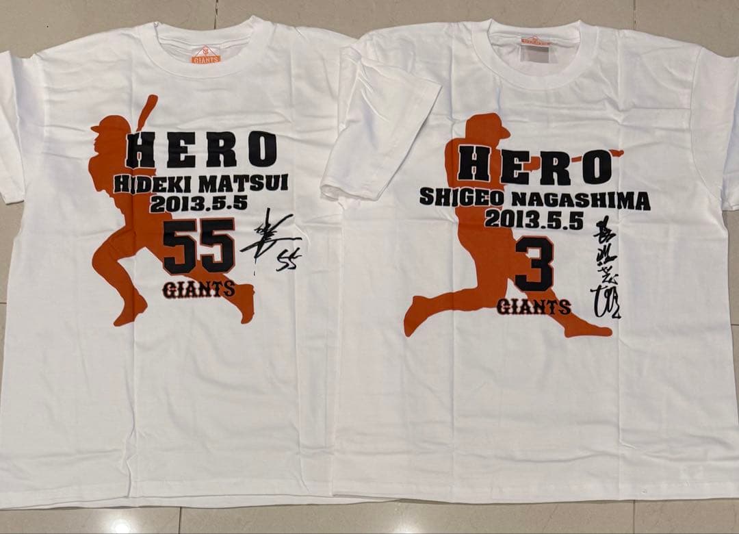 長嶋 ・松井記念Tシャツ 2013年特別
