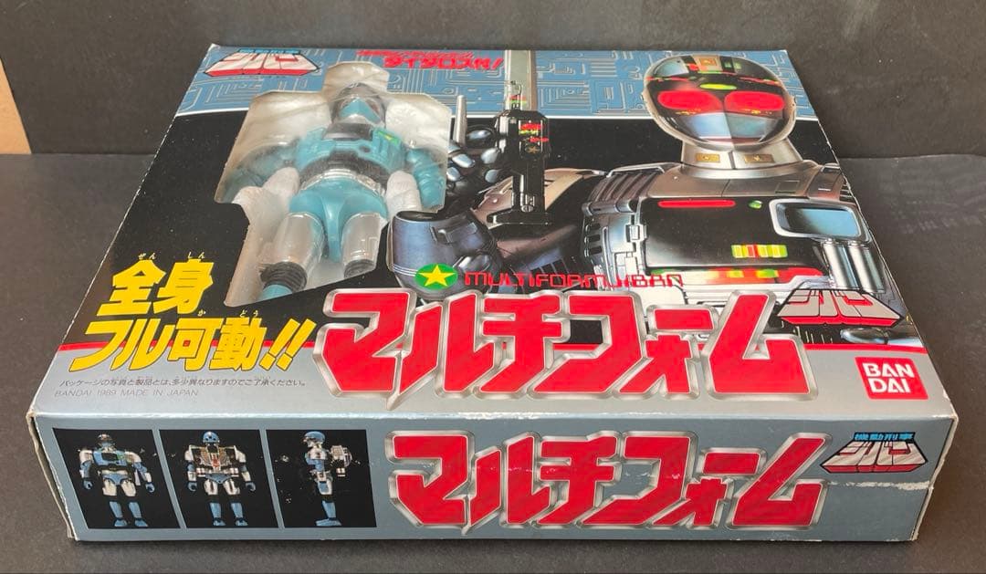 機動刑事ジバン　マルチフォーム　バンダイ　1989年　シール未使用