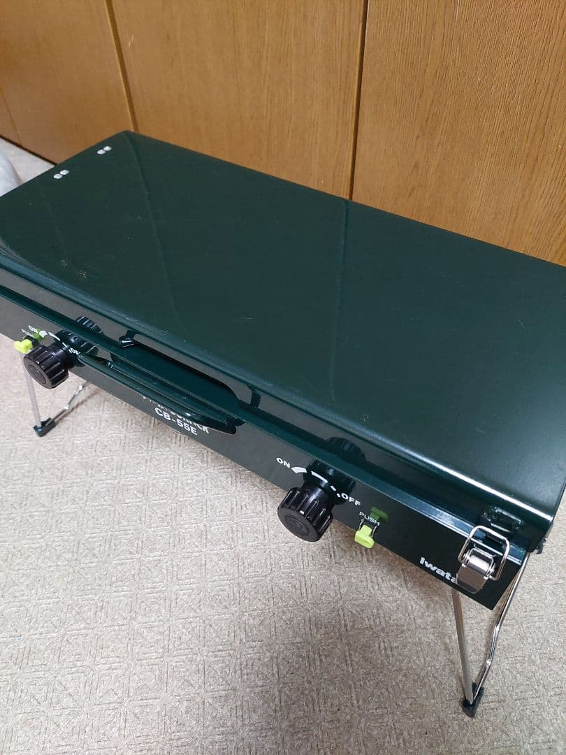 [希少品]イワタニ　ツインバーナーCB-55E　アウトドア　防災用