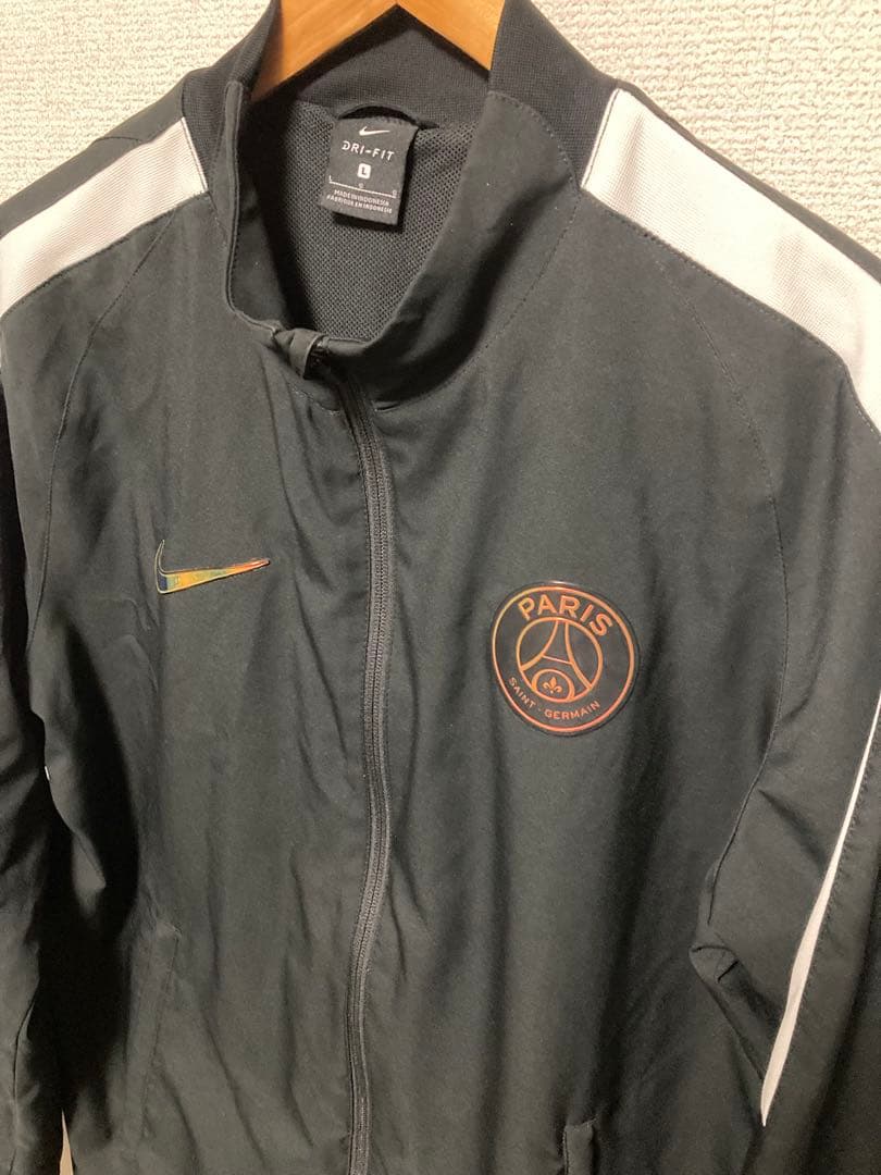 ナイキ パリサンジェルマン L ジャケット PSG トラックトップ ブラック 黒